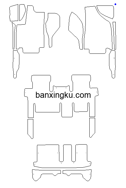 全包脚垫/英菲尼迪JX七座2011-2013